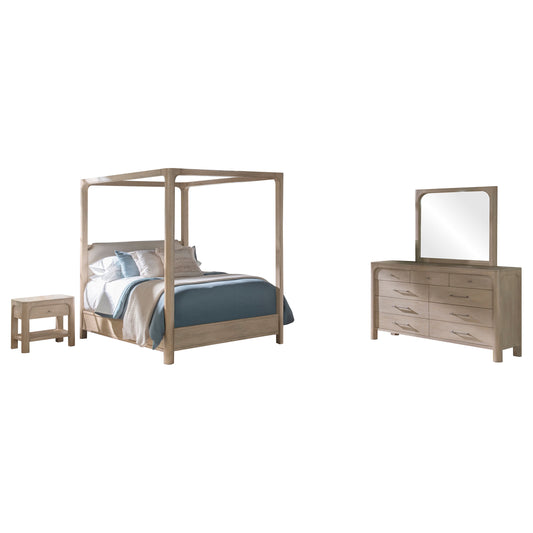 Solano 4-piece California King Bedroom Set Weathered Mango
