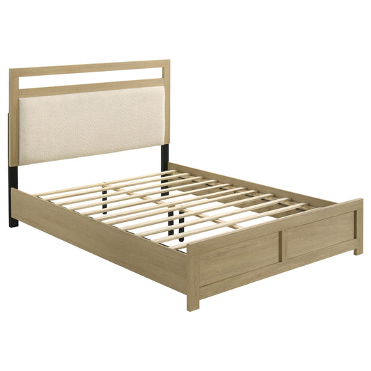 Hendricks 4-piece Queen Bedroom Set Light Oak