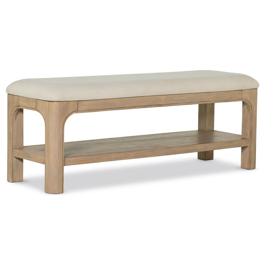 Solano 52-inch Bedroom Bed End Bench Weathered Mango