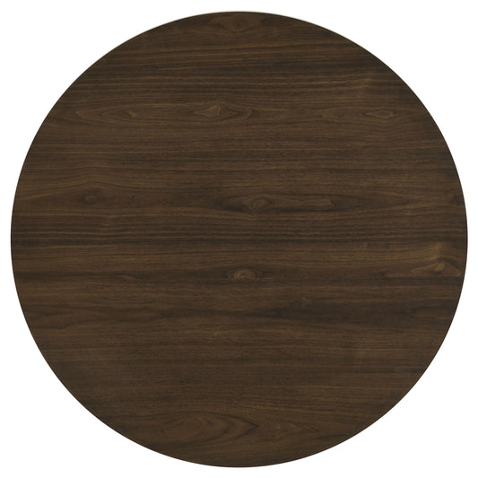 Hamlyn 47-inch Round Wood Dining Room Table Walnut