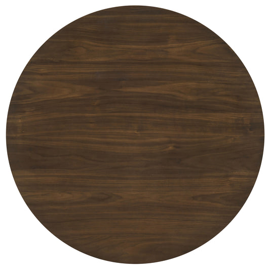 Hamlyn 43-inch Round Wood Counter Height Dining Table Walnut