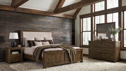 Doherty 4-piece California King Bedroom Set Rustic Brown