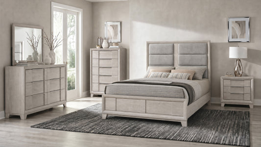 Farre 5-piece Queen Bedroom Set Washed Grey