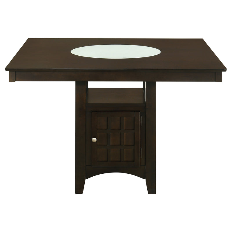 Gabriel 9-Piece Upholstered-Back Counter Height Dining Set Cappuccino