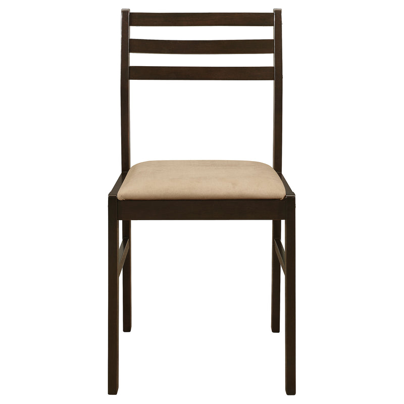 Bucknell 3-piece Round Drop Leaf Dining Table Set Cappuccino