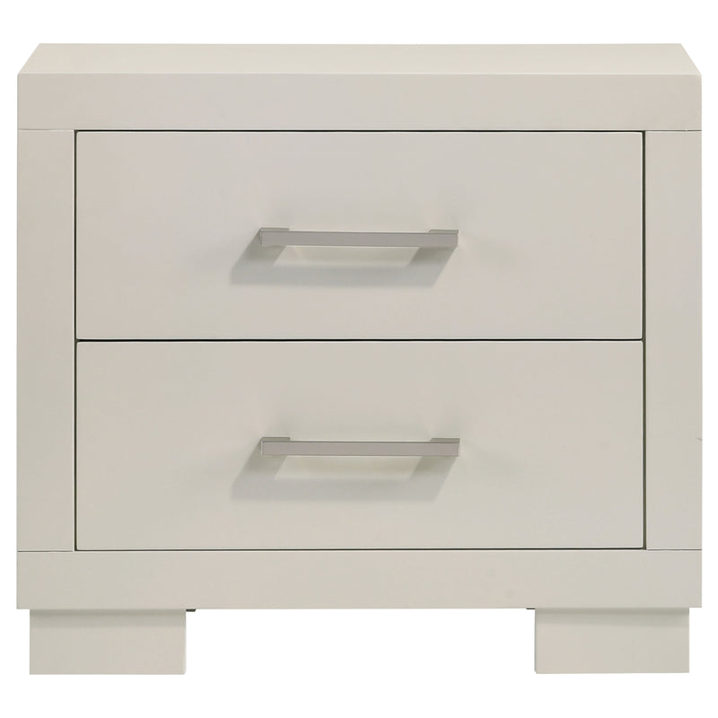 Jessica 5-piece Queen LED Bedroom Set Snow White