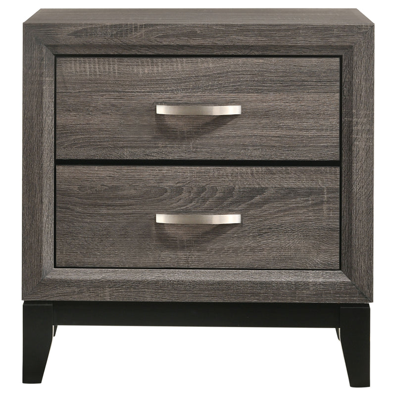 Watson Five-piece Full Bedroom Set Grey Oak
