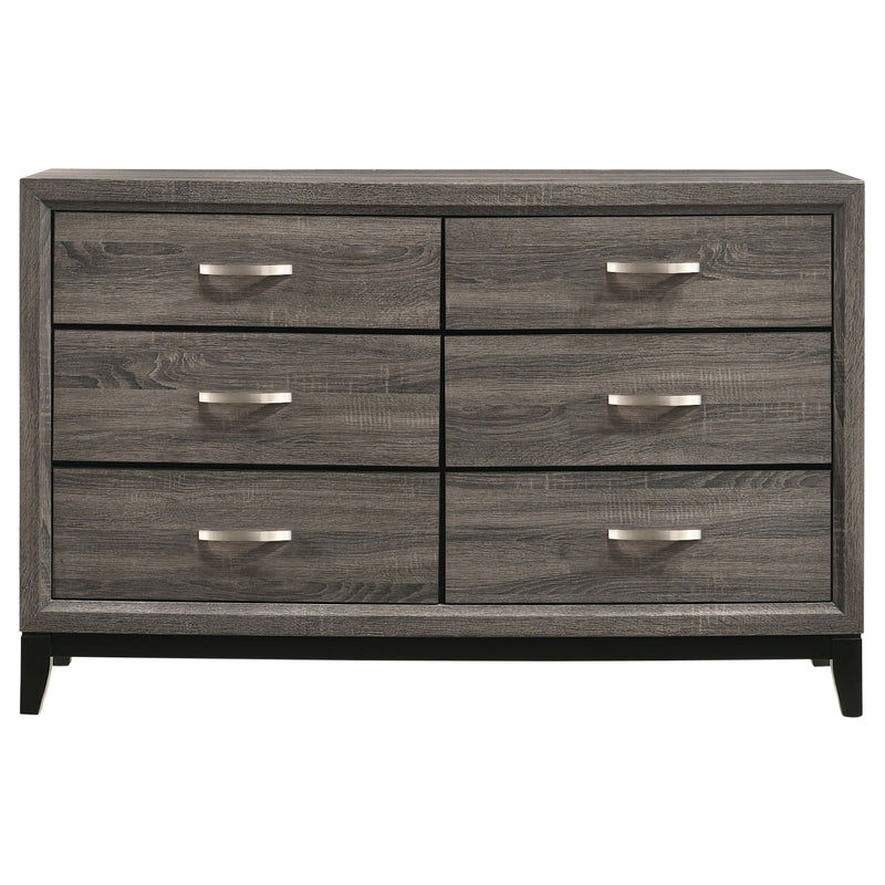 Watson Five-piece California King Bedroom Set Grey Oak