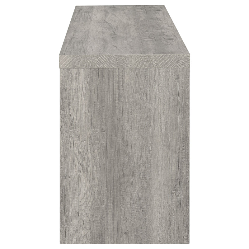 Burke 2-drawer Engineered Wood 59-inch TV Stand Grey Driftwood