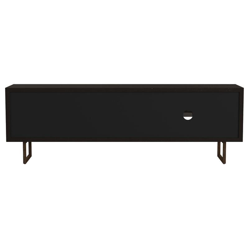 Marsden 2-door Mango Wood 70-inch TV Stand Charcoal Black