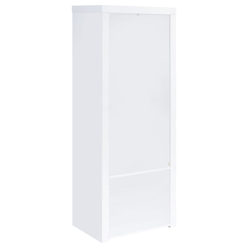 Jude 3-piece 71-inch TV Entertainment Center White High Gloss