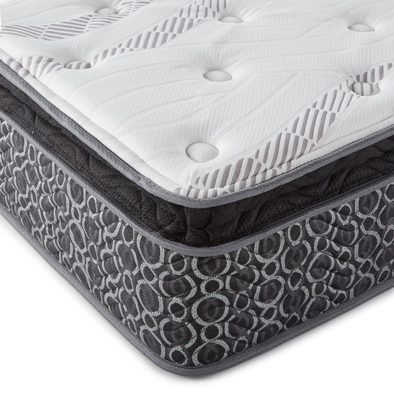 Hayes 11-inch California King Pillow Top Memory Foam Hybrid Mattress