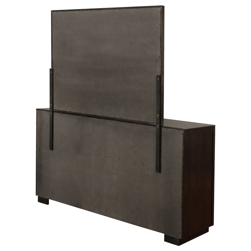 Durango 8-drawer Dresser with Mirror Smoked Peppercorn