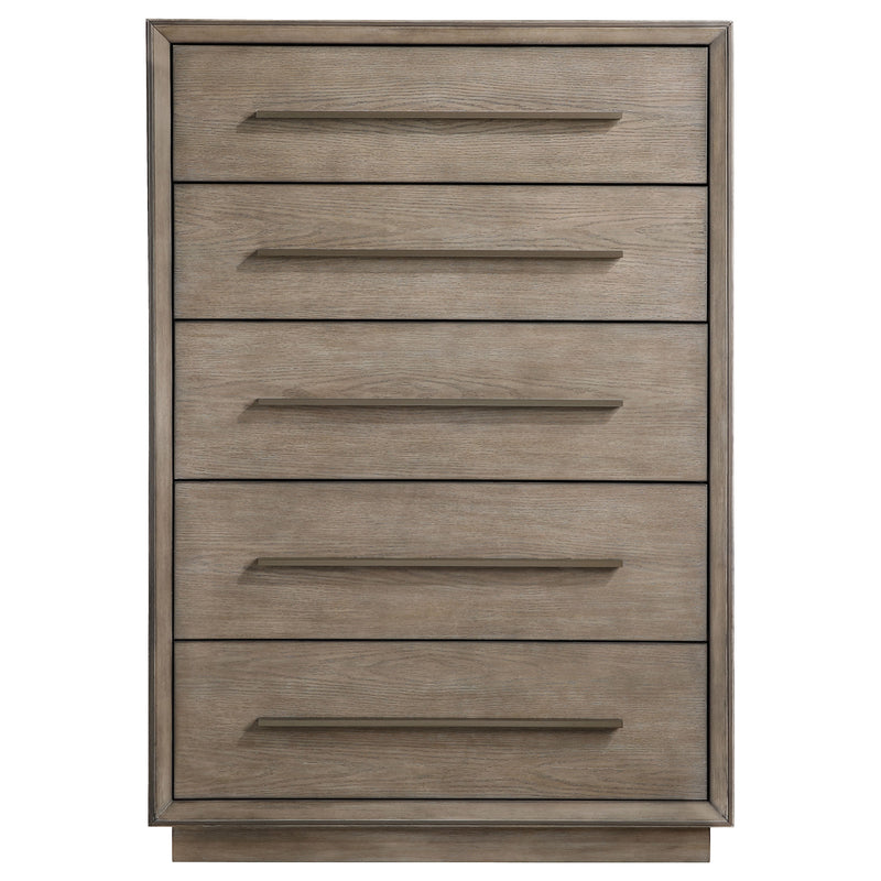 Durango 5-drawer Bedroom Chest Taupe Oak