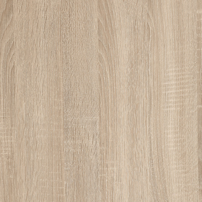 Fowler 1-shelf Round Engineered Wood Coffee Table Natural