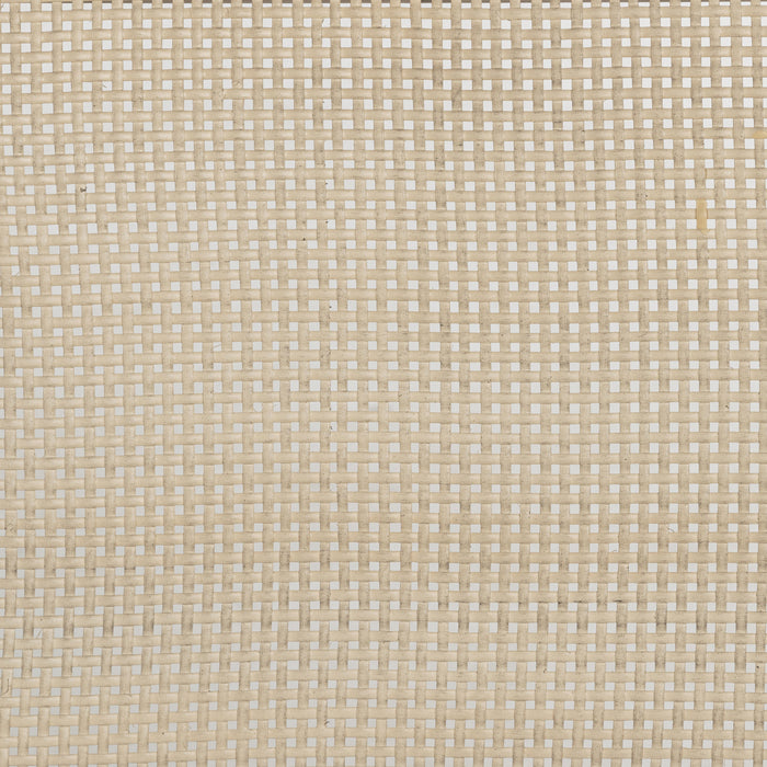 Kailani 4-Door Cane Dining Vitrine Display Cabinet Beige Oak