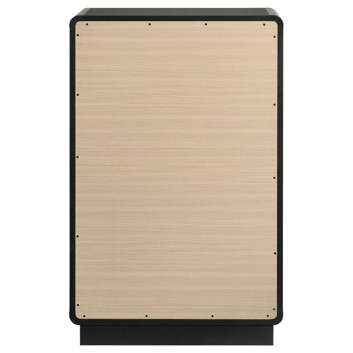 Cavelle 5-drawer Chest of Drawers Black