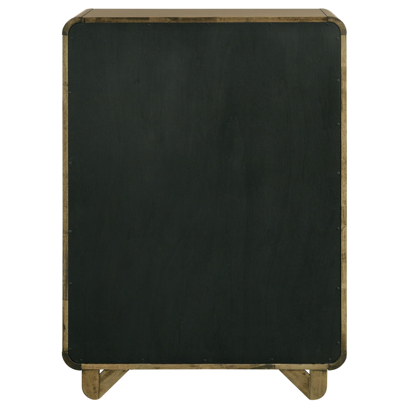 Amsbury 5-drawer Chest of Drawers Nutmeg