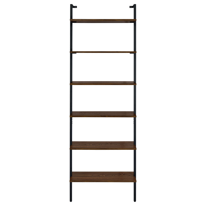 Owens 3-piece 96-inch Wall Mounted Bookshelf Set Walnut