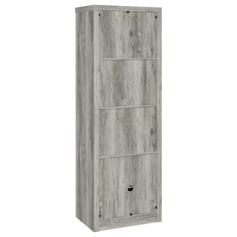 Burke 3-piece 59-inch TV Entertainment Center Grey Driftwood