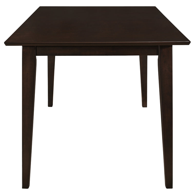 Gabriel 5-Piece Upholstered-Back Rectangular Dining Set Cappuccino