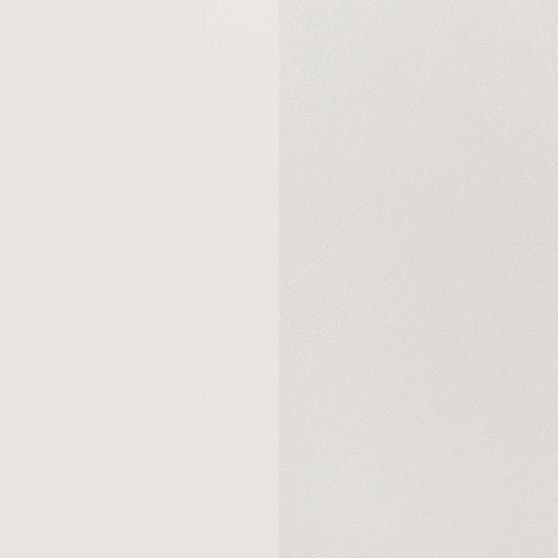 Felicity Wood Queen LED Panel Bed White High Gloss