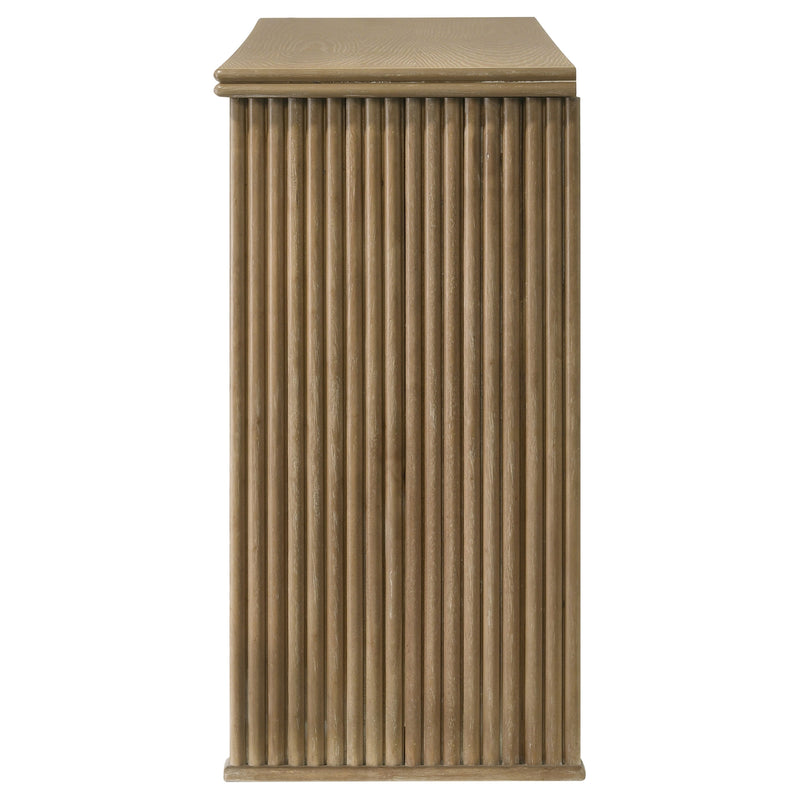 Adina 3-door 59-inch Sideboard Server Distressed Light Brown
