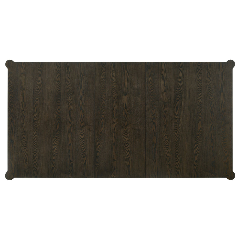 Reseda 81-inch Extension Leaf Dining Table Ash Brown