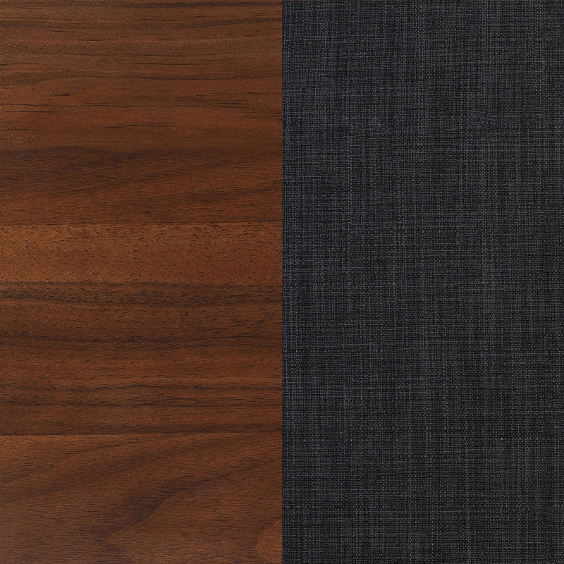 Robyn Wood Twin Platform Bed Dark Walnut