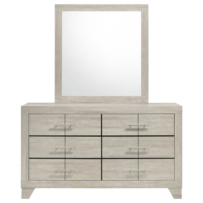 Trenton 6-drawer Bedroom Dresser With Mirror Rustic Cream Tuscaloosa Furniture Outlet Trenton 6-drawer Bedroom Dresser With Mirror Rustic Cream Tuscaloosa Furniture Outlet