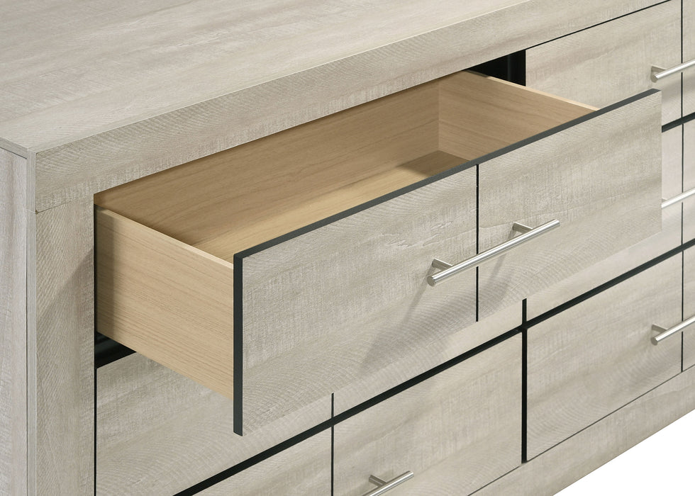 Trenton 6-drawer Bedroom Dresser With Mirror Rustic Cream Tuscaloosa Furniture Outlet Trenton 6-drawer Bedroom Dresser With Mirror Rustic Cream Tuscaloosa Furniture Outlet