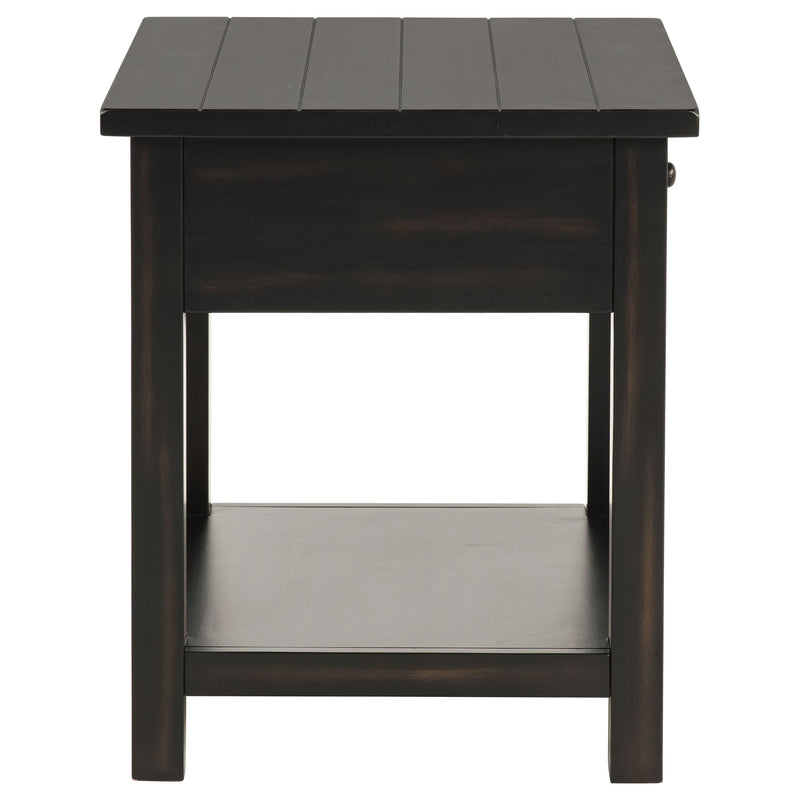 Payne 2-piece Coffee and 1-drawer End Table Set Java