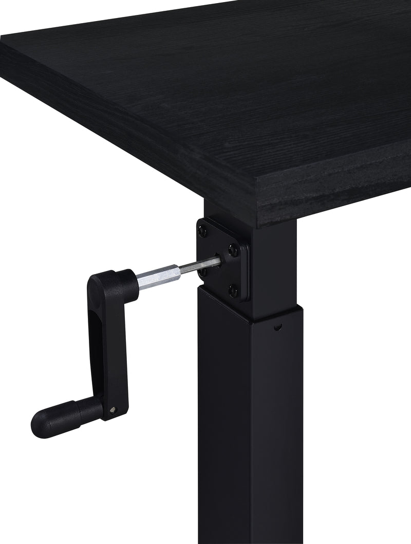 Westpark Height Adjustable Mobile Bedroom C-Table Black