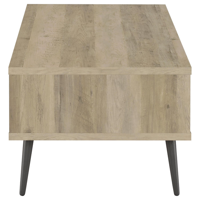 Welsh 2-piece Coffee and End Table Set Distressed Pine
