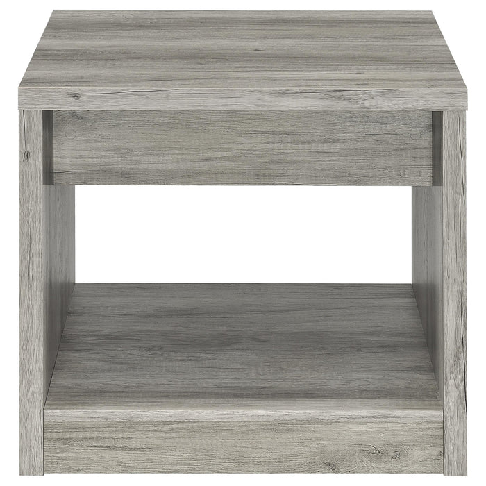 Felix 3-piece Coffee and End Table Set Grey Driftwood