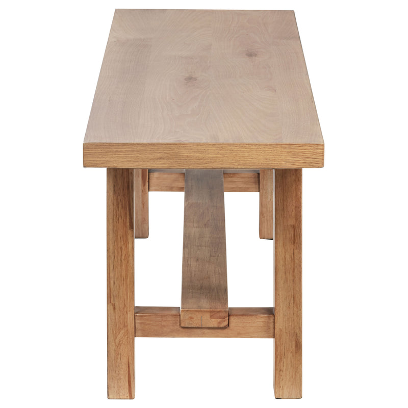 Middleton 6-piece Extension Leaf Dining Set Natural Brown