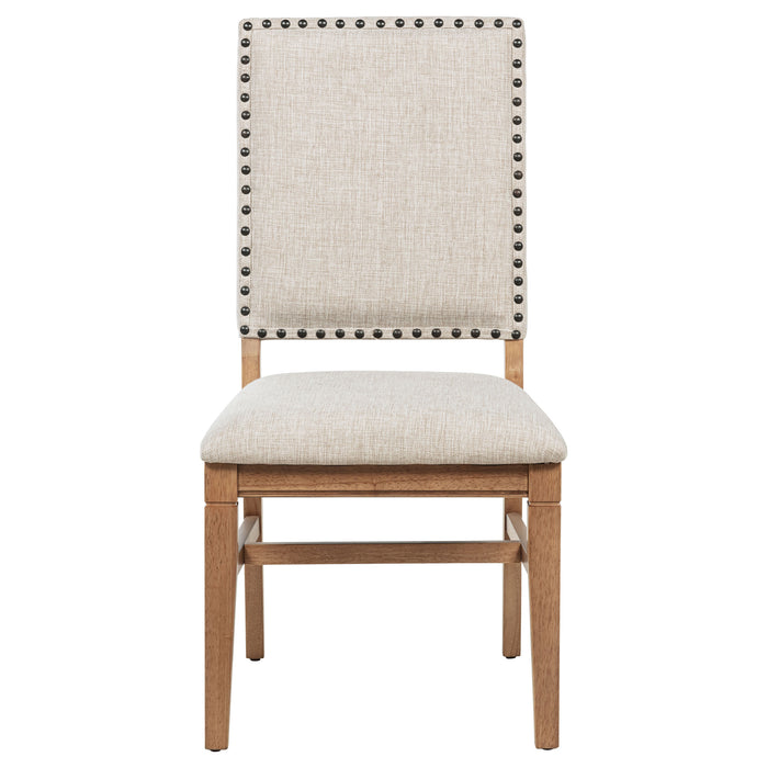 Middleton Upholstered Dining Side Chair Beige (Set of 2)