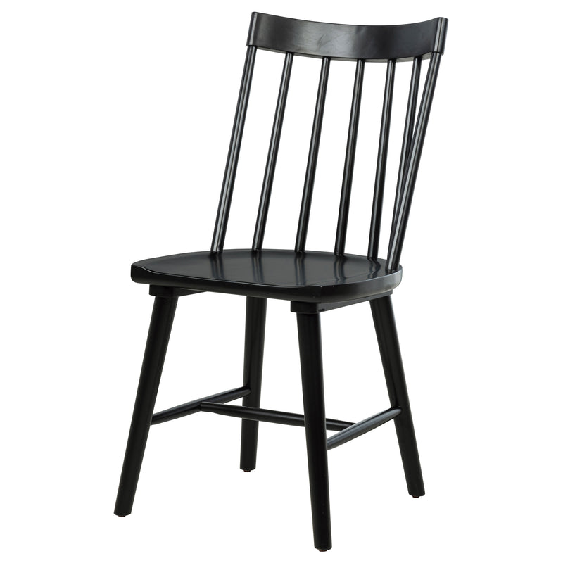 Middleton Solid Wood Dining Side Chair Black (Set of 2)