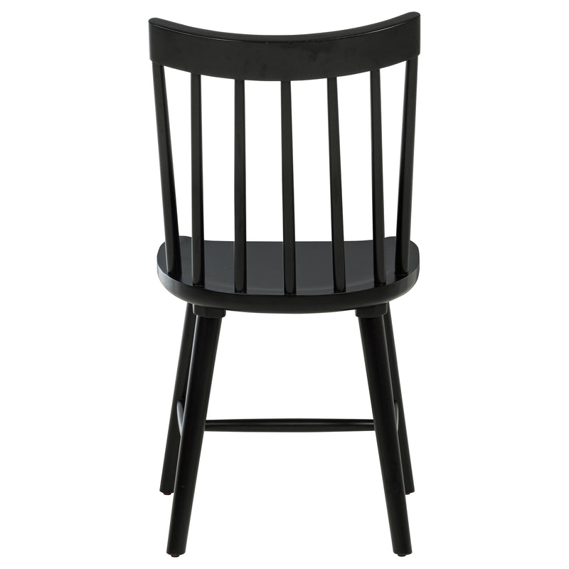 Middleton Solid Wood Dining Side Chair Black (Set of 2)