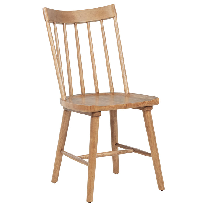Middleton Solid Wood Dining Side Chair Brown (Set of 2)