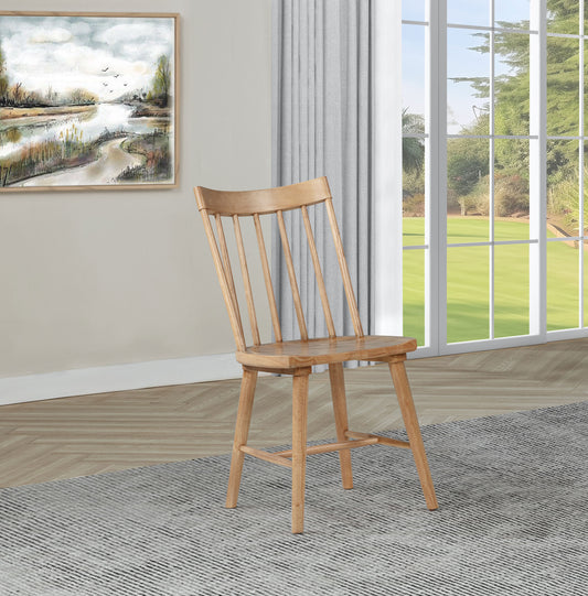 Middleton Solid Wood Dining Side Chair Brown (Set of 2)