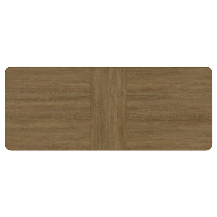 Arini 5-piece Extension Leaf Dining Table Set Sand Wash and Black