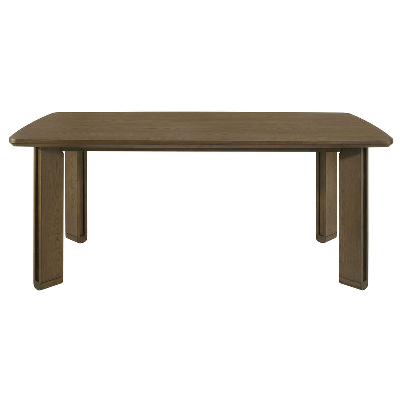 Ottowa 7-piece Rectangular Wood Dining Room Table Set Brown