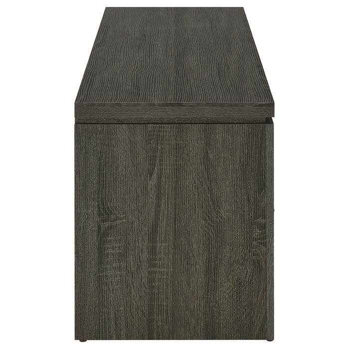 Elkton 2-drawer Engineered Wood 59-inch TV Stand Weathered Grey