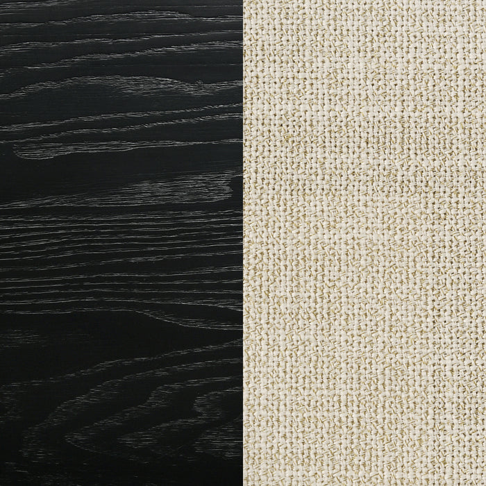 Arini 56-inch Eastern King Panel Bed Cream and Black