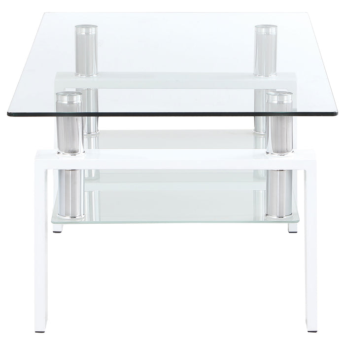 Dyer 3-piece Rectangular Coffee and End Table Set White