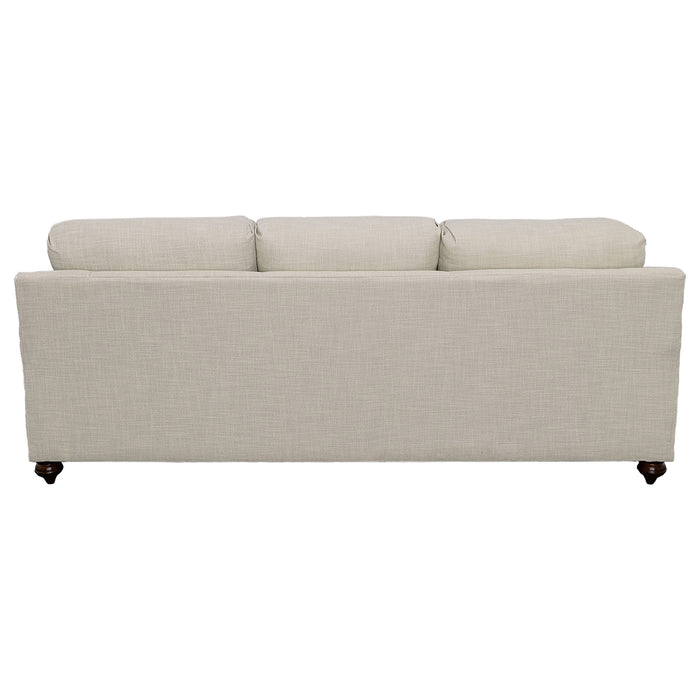 Glenn 3-piece Upholstered Sofa Set Light Grey and Blue