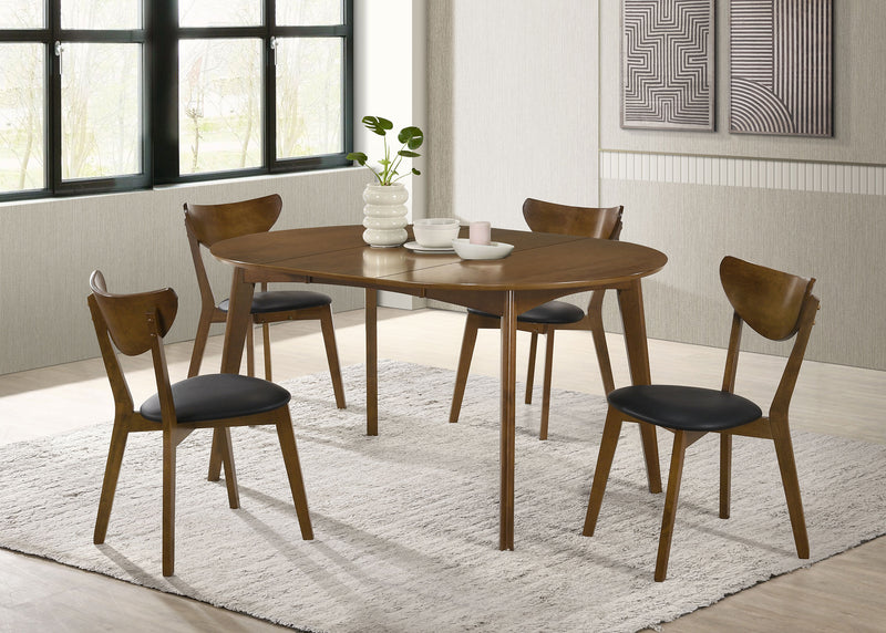 Jedda Wood Dining Side Chair Dark Walnut (Set of 2)
