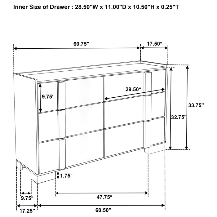 Hyland 5-piece Queen Bedroom Set Natural