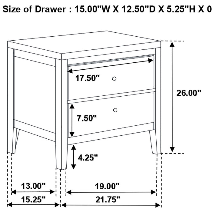 Carlton 4-piece Queen Bedroom Set Cappuccino
